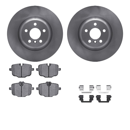 6312-31135, Rotors With 3000 Series Ceramic Brake Pads Includes Hardware